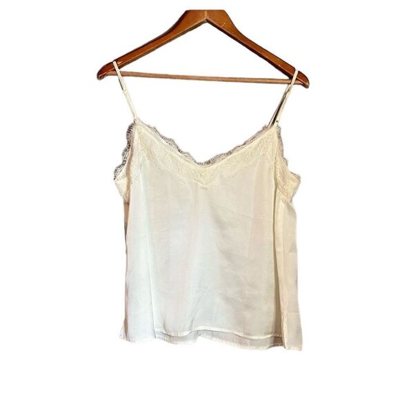 NWT! BP ivory lace trim tank with adjustable straps - Picture 14 of 14